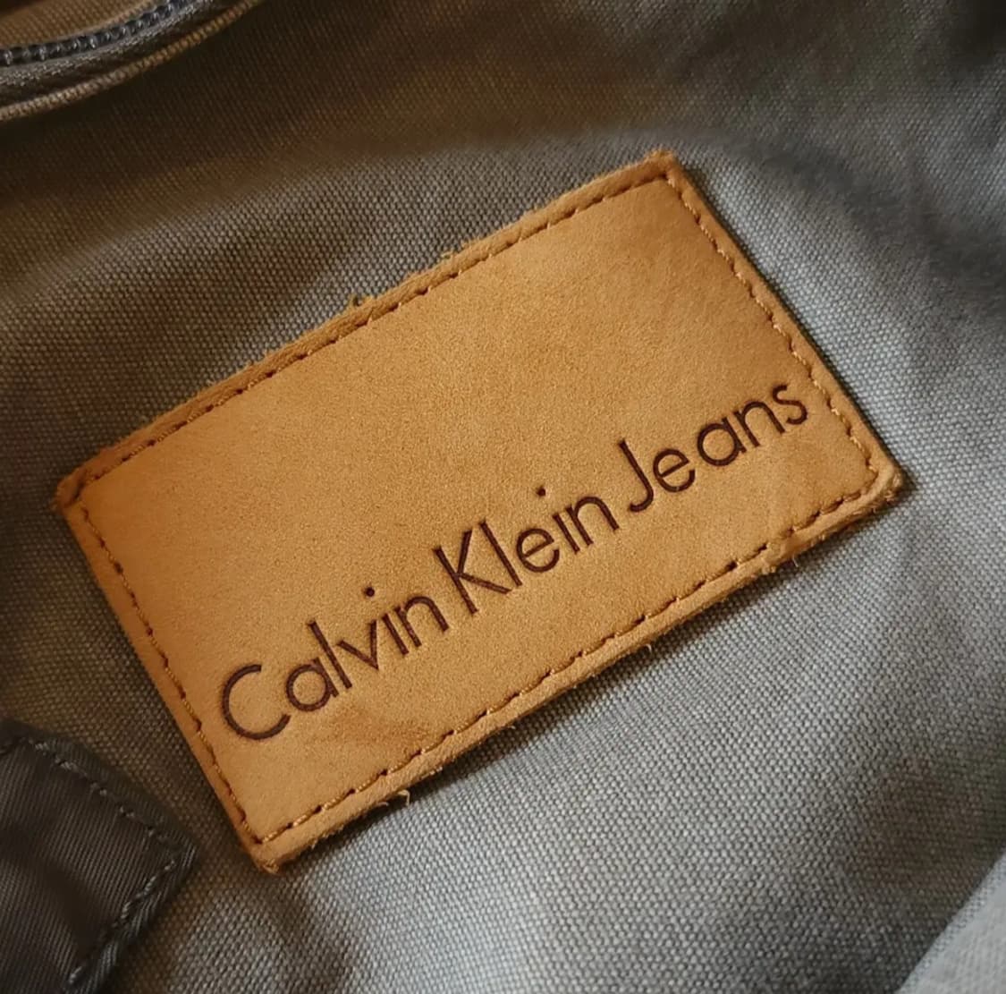 00년대 캘빈클라인 진스 나일론 버클 토트백 카키 상품이미지9