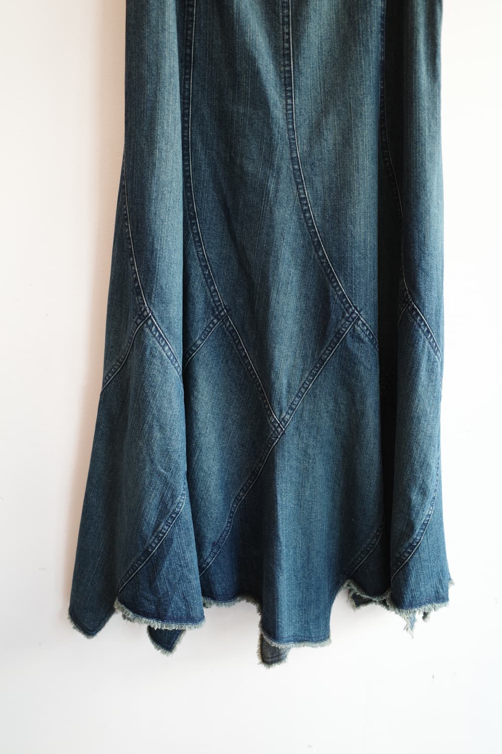 Japan brand 컷오프 데님 롱 스커트 (24인치) 상품이미지2