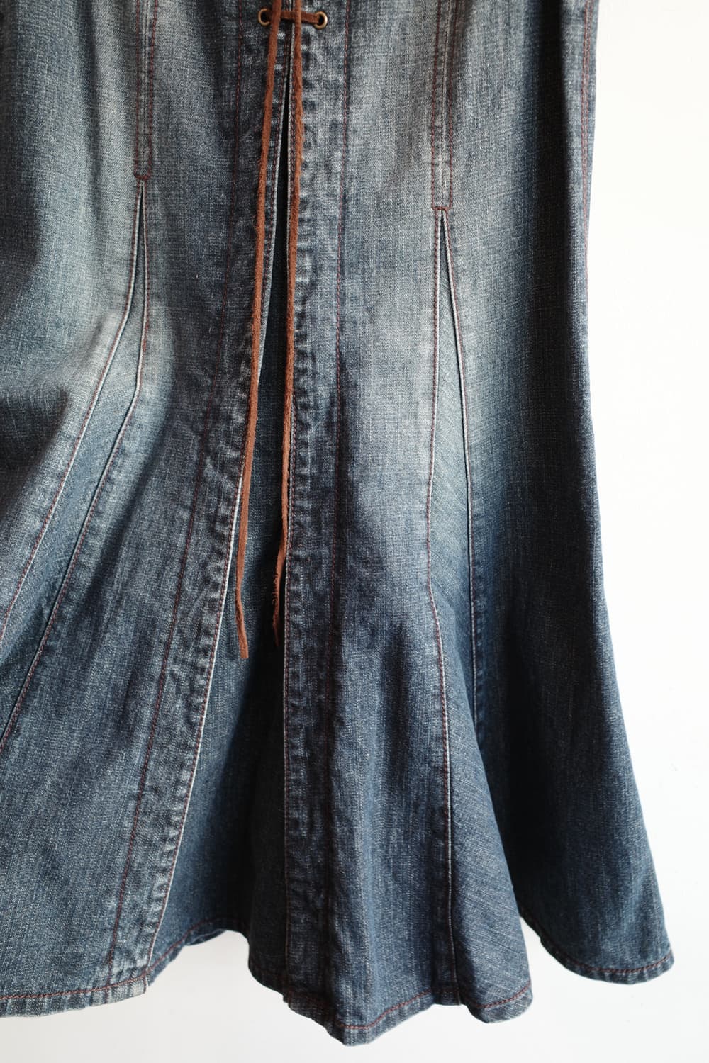 COMME CA ISM 꼼싸이즘 프린지 롱 스커트 (26인치) 상품이미지3