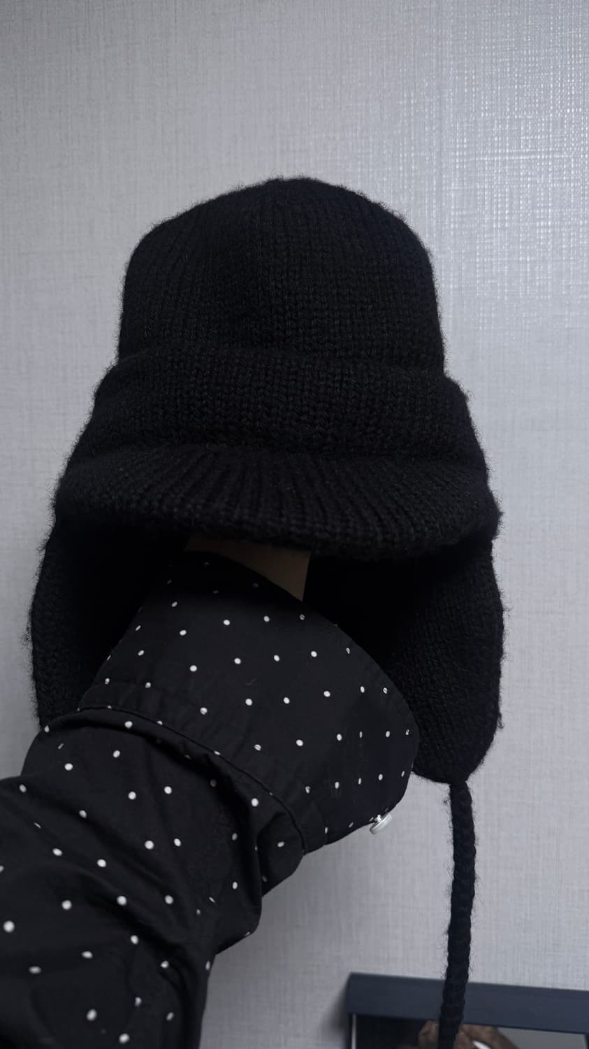 넘버나인 08aw 이어플랩 니트캡  상품이미지4