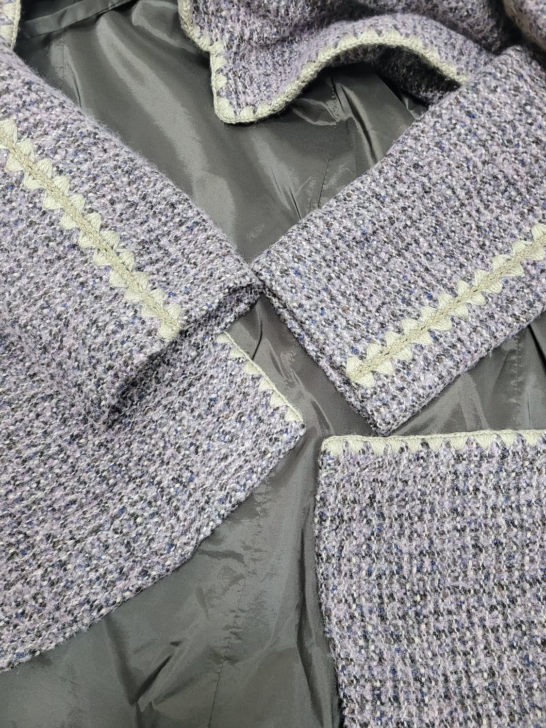 TIME 한섬 타임 트위드 오픈 코트 가디건 / 여 82-94-160
 상품이미지5