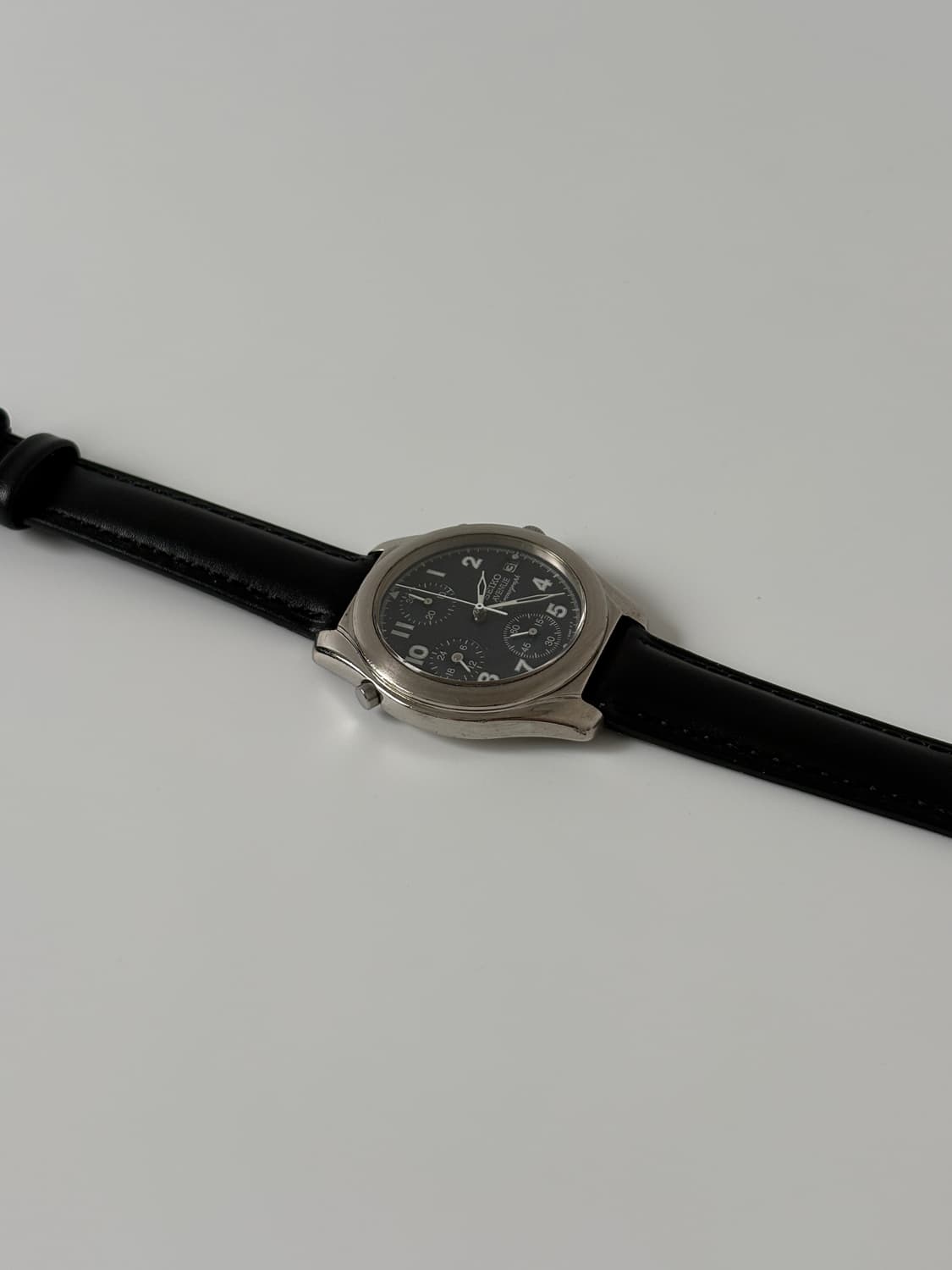 1990s Avenue Navy Dial Silver Quartz 상품이미지6