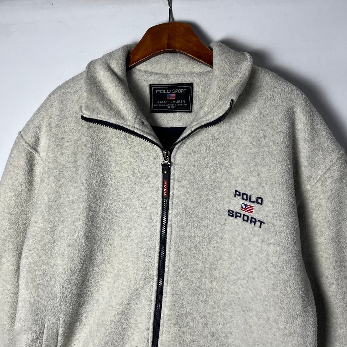 [Polo Sports] 폴로스포츠 로고자수 플리스집업 상품이미지3