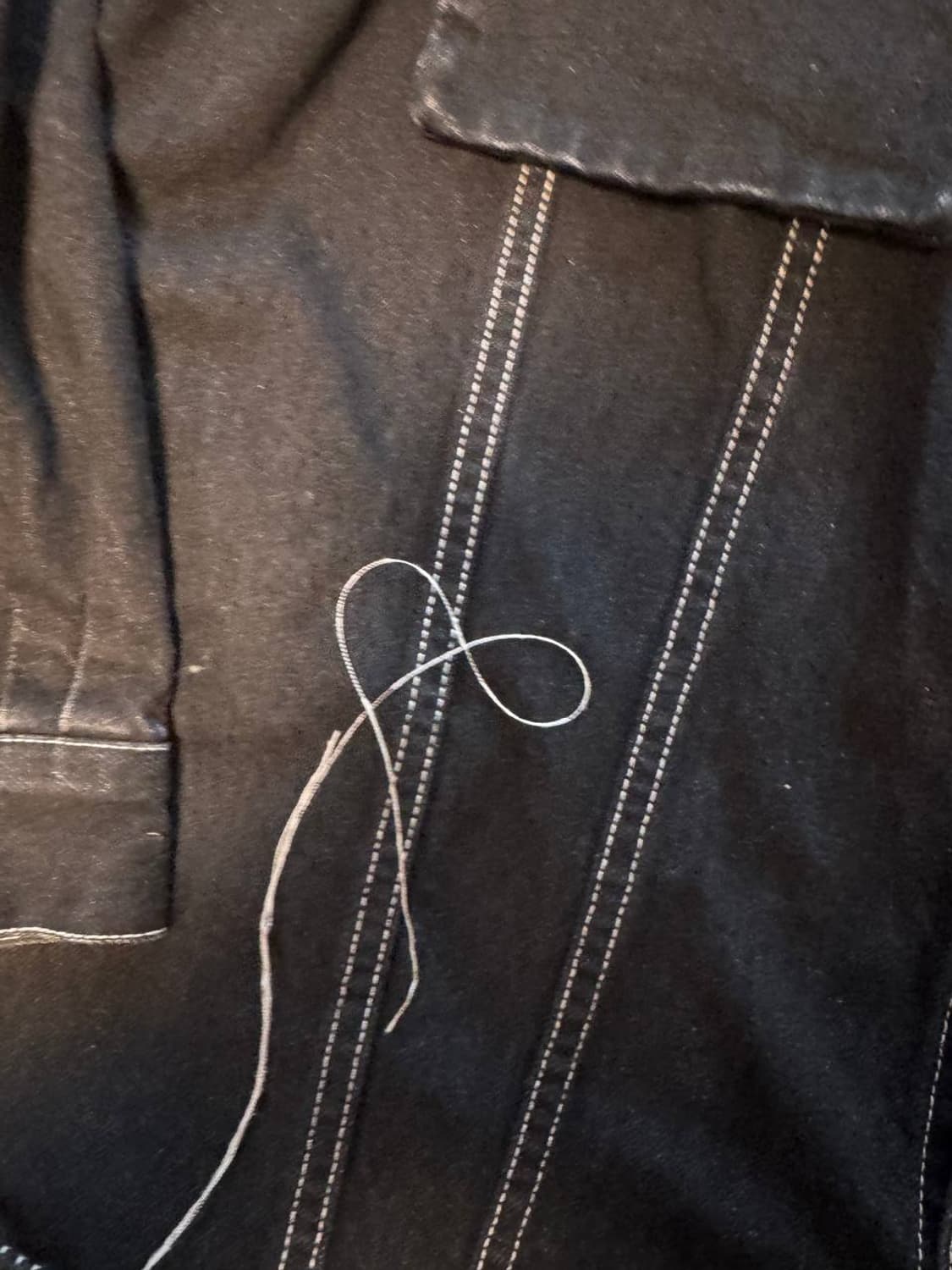 언더커버 AW23 후드 데님 셔츠 상품이미지5