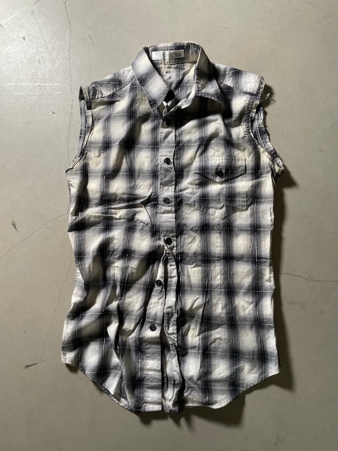 Burma Shave Ombre Check western shirt 상품이미지2