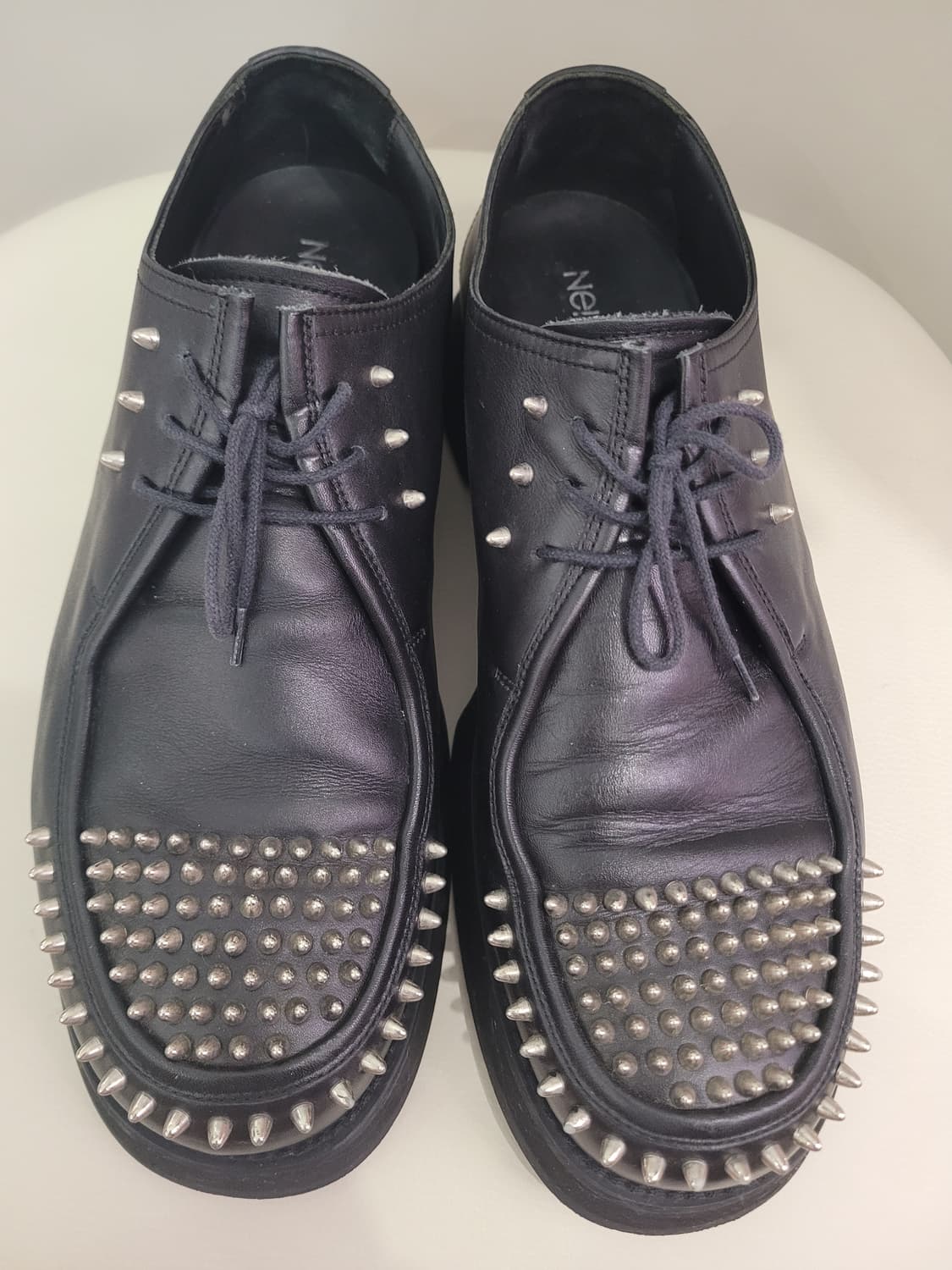 닐바렛 Neil Barrett 스터드 장식 더비 슈즈 41 260사이즈 상품이미지1