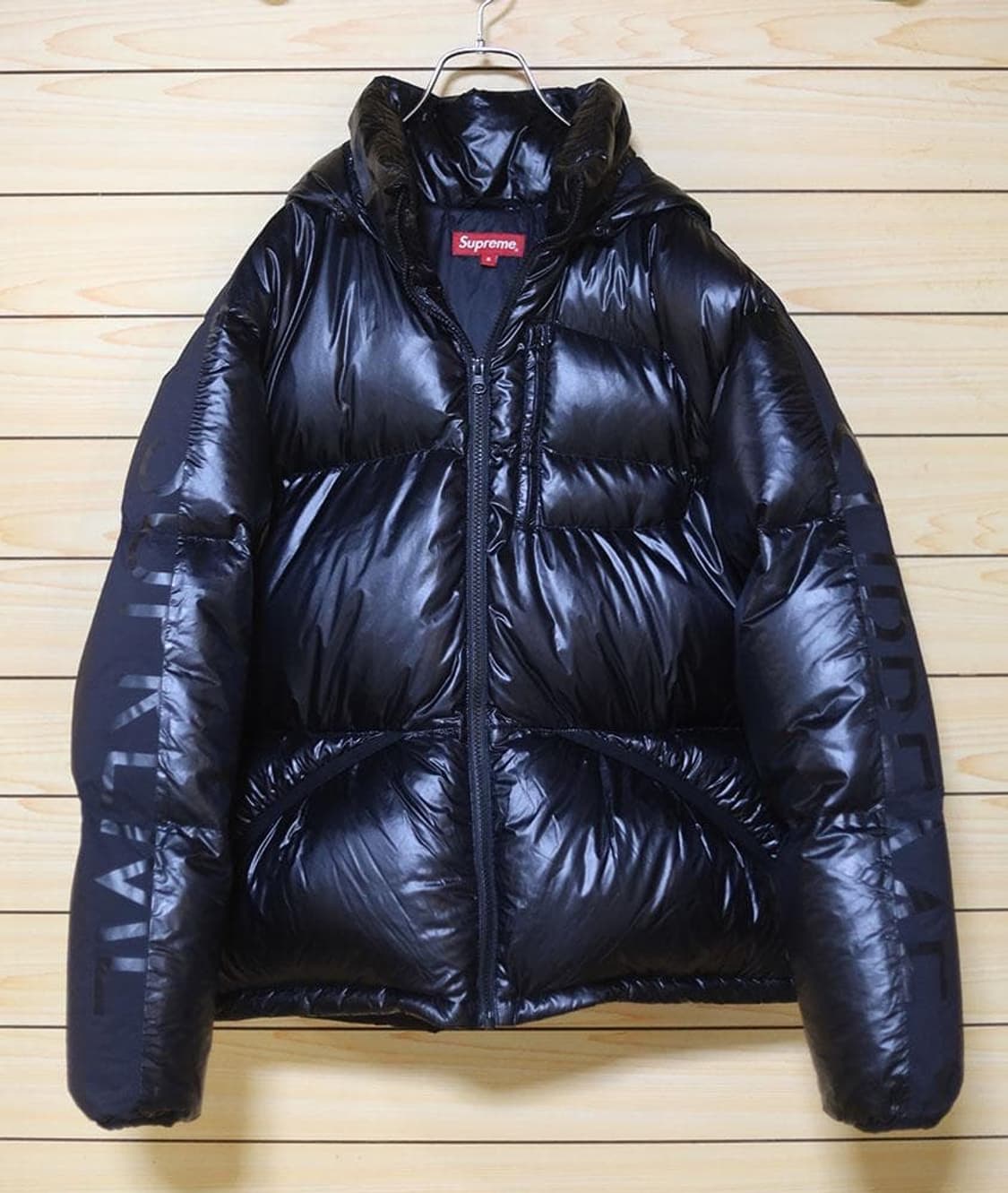 슈프림 페더웨이트 다운 자켓 블랙 - 21FW 상품이미지2