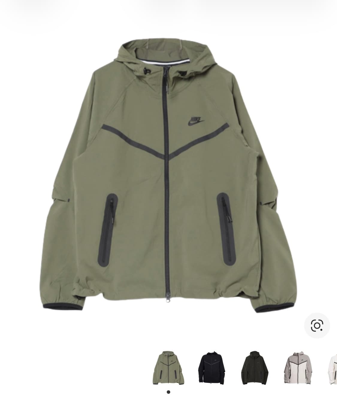 [2XL] 나이키 테크 윈드러너 우븐 바람막이 올리브 카키  상품이미지9