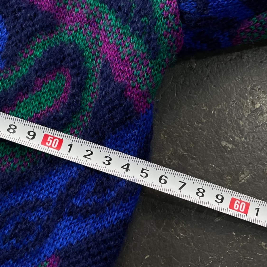 100 빈티지 이태리 패턴 니트 상품이미지5