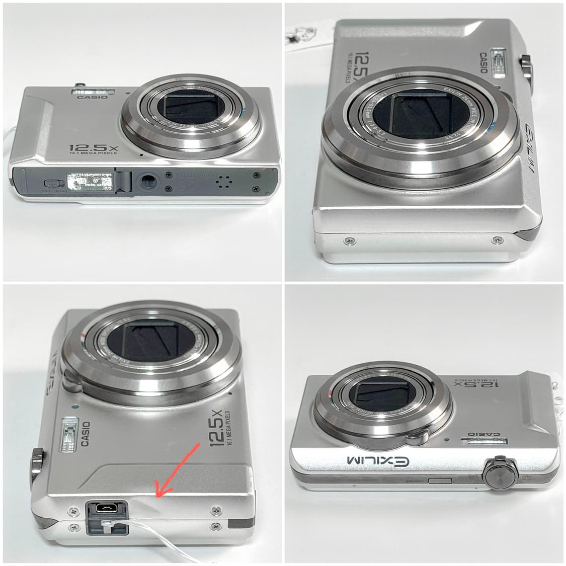 카시오 엑슬림 ZS160 실버 빈티지디카 상품이미지4