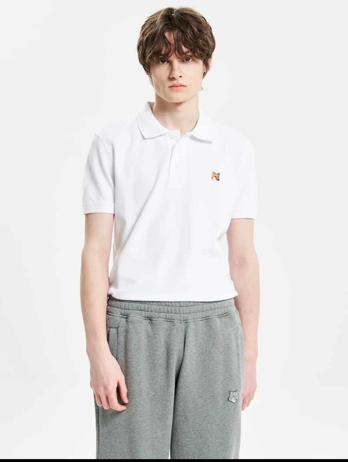 메종키츠네 반팔 카라티 L 상품이미지1