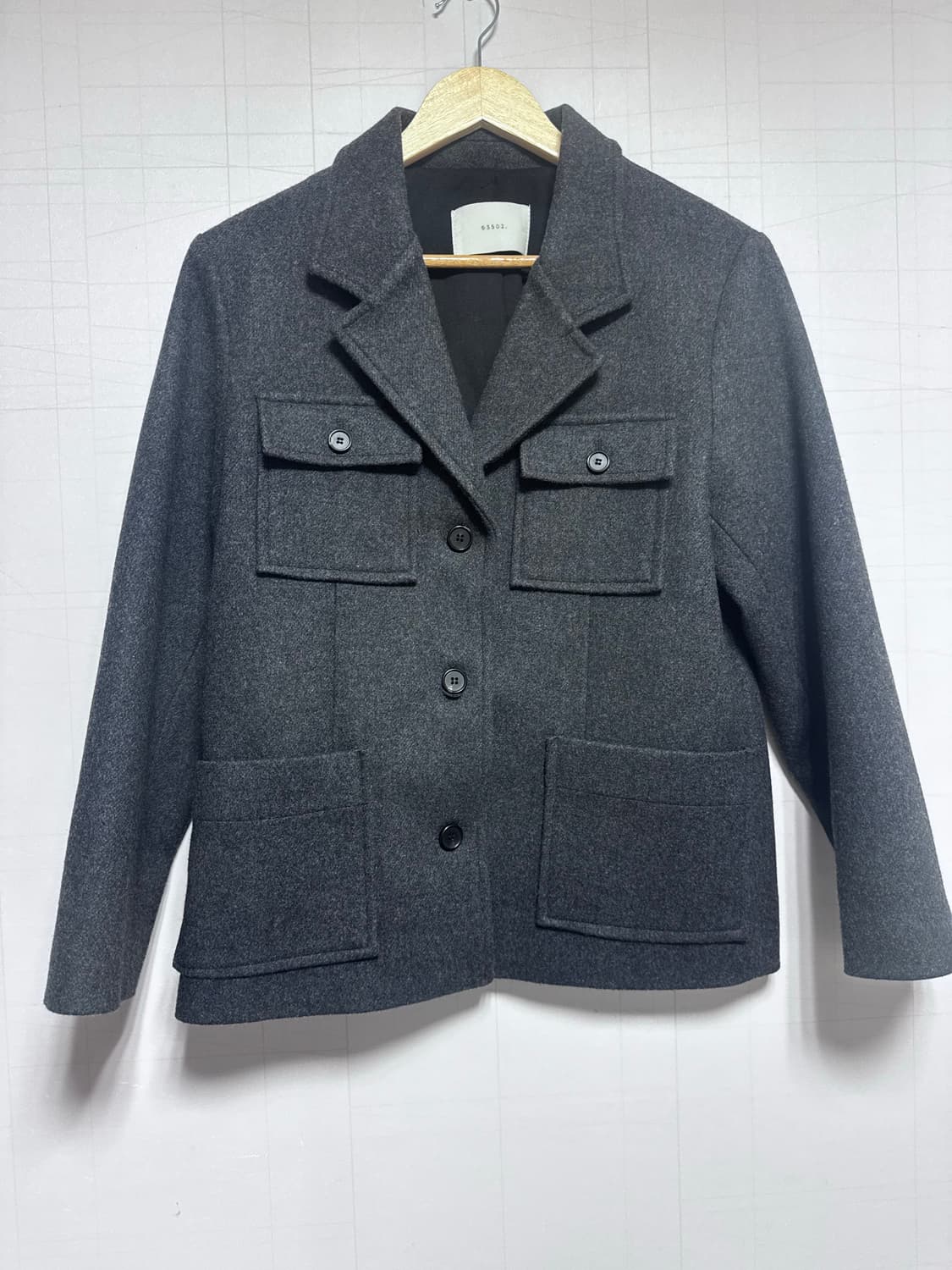 에프터먼데이 차콜 울자켓 상품이미지1