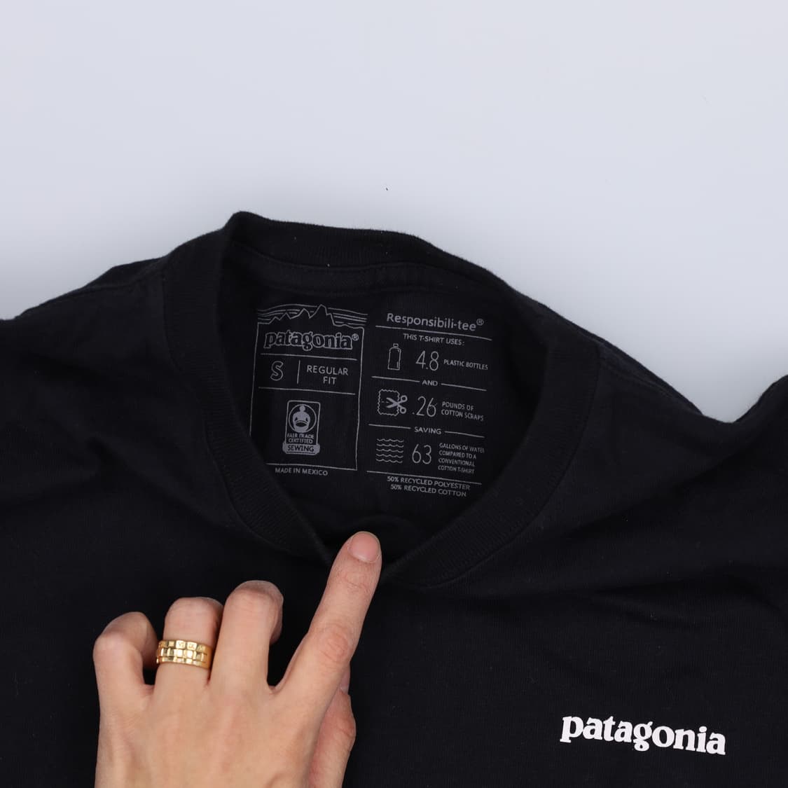 S 파타고니아 래귤러핏 반팔 0320H1 상품이미지3
