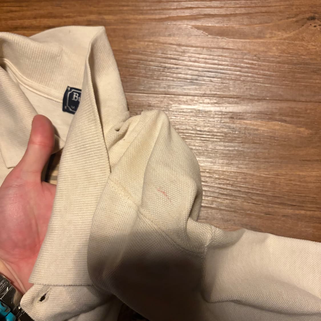 90s Burberrys made in usa polo shirt 상품이미지5