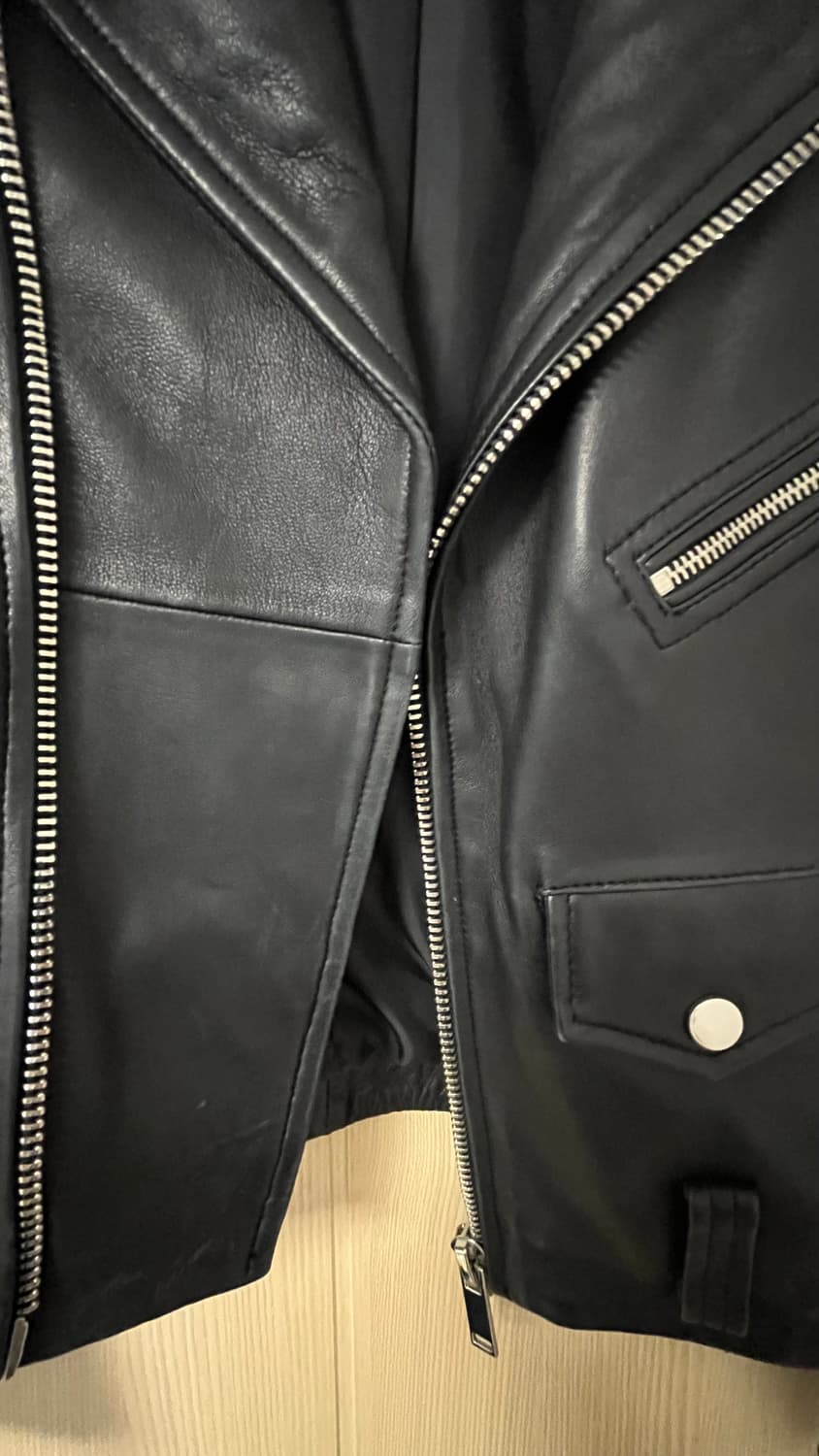 자라 블랙 라이더 양가죽 자켓 XS 상품이미지3