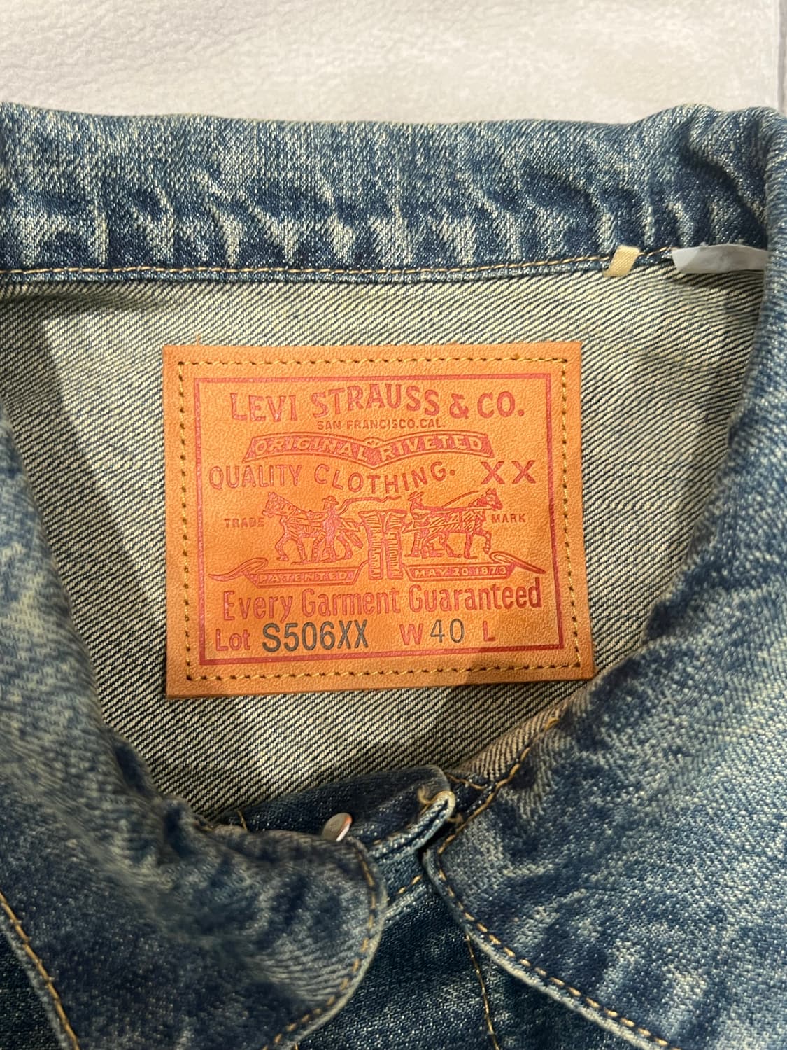 LVC 대전판 S506XX 1세대 자켓 상품이미지3