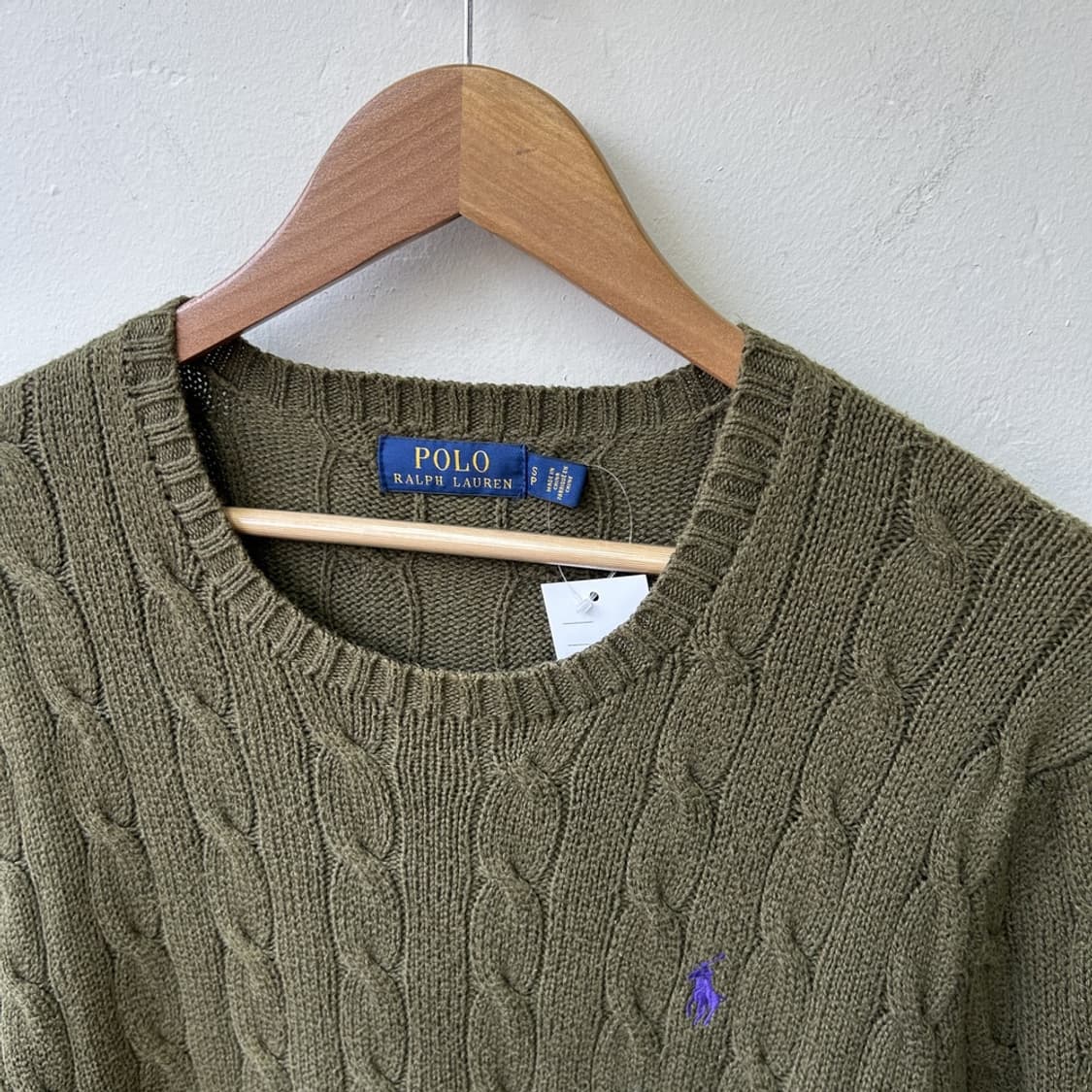 15351 - 폴로 랄프로렌 카키 케이블 니트 상품이미지3