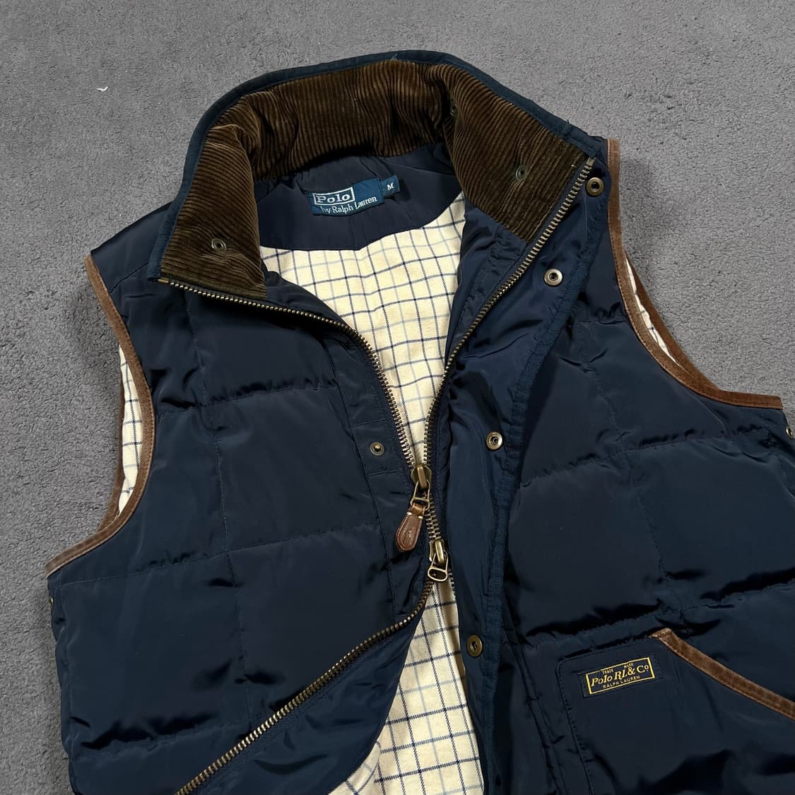 폴로 퀼팅 다운 베스트 자켓 상품이미지2