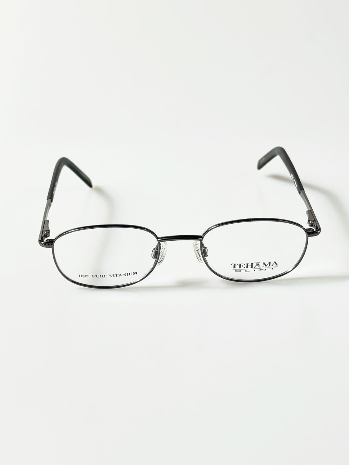 90s TEHAMA 퓨어 티타늄 슬림 스퀘어 빈티지 안경 상품이미지2