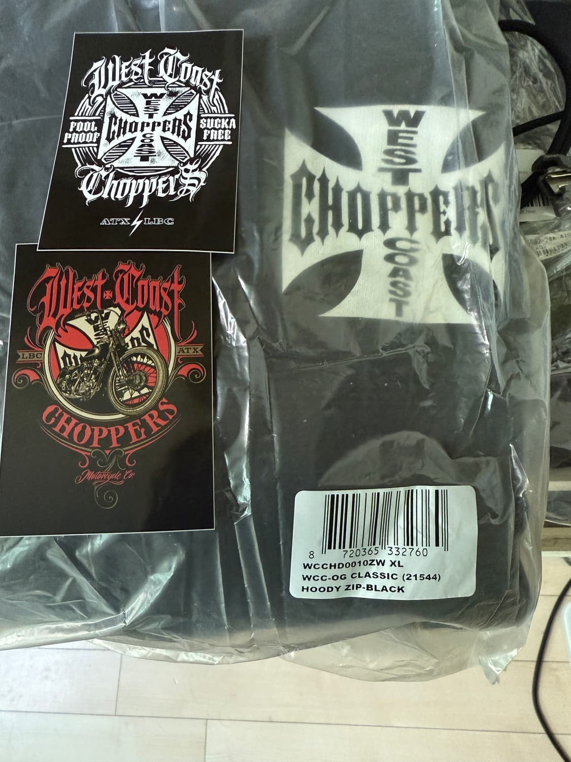 새상품 웨스트코스트챠퍼스 og 클래식 후드집업 xl 상품이미지3