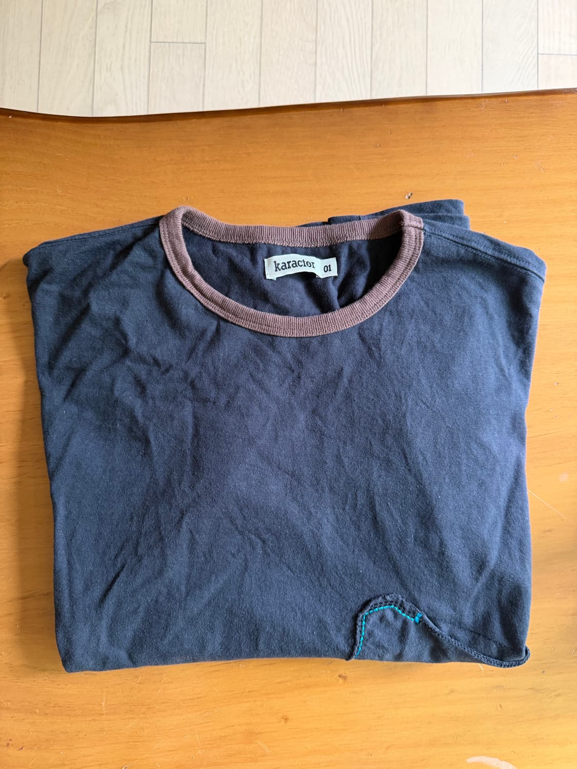 Patchwork pocket half T-shirts / Dusty b 상품이미지2