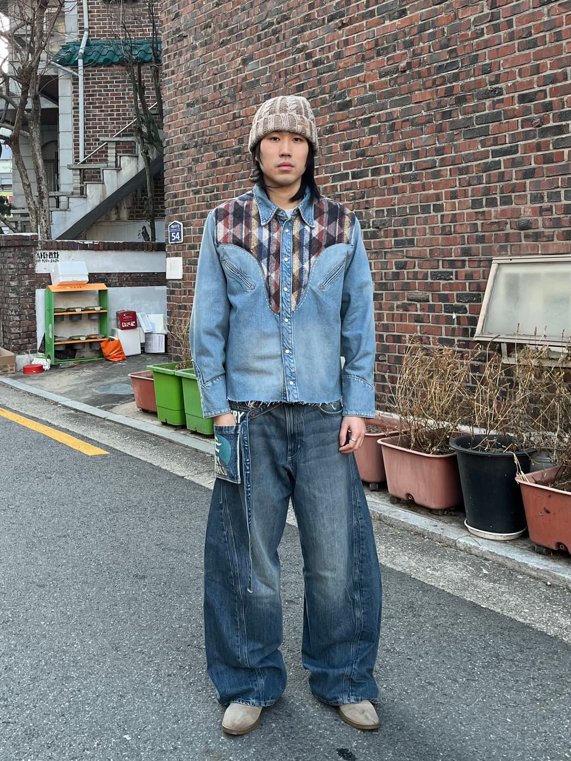 Rework western denim shirt 상품이미지8