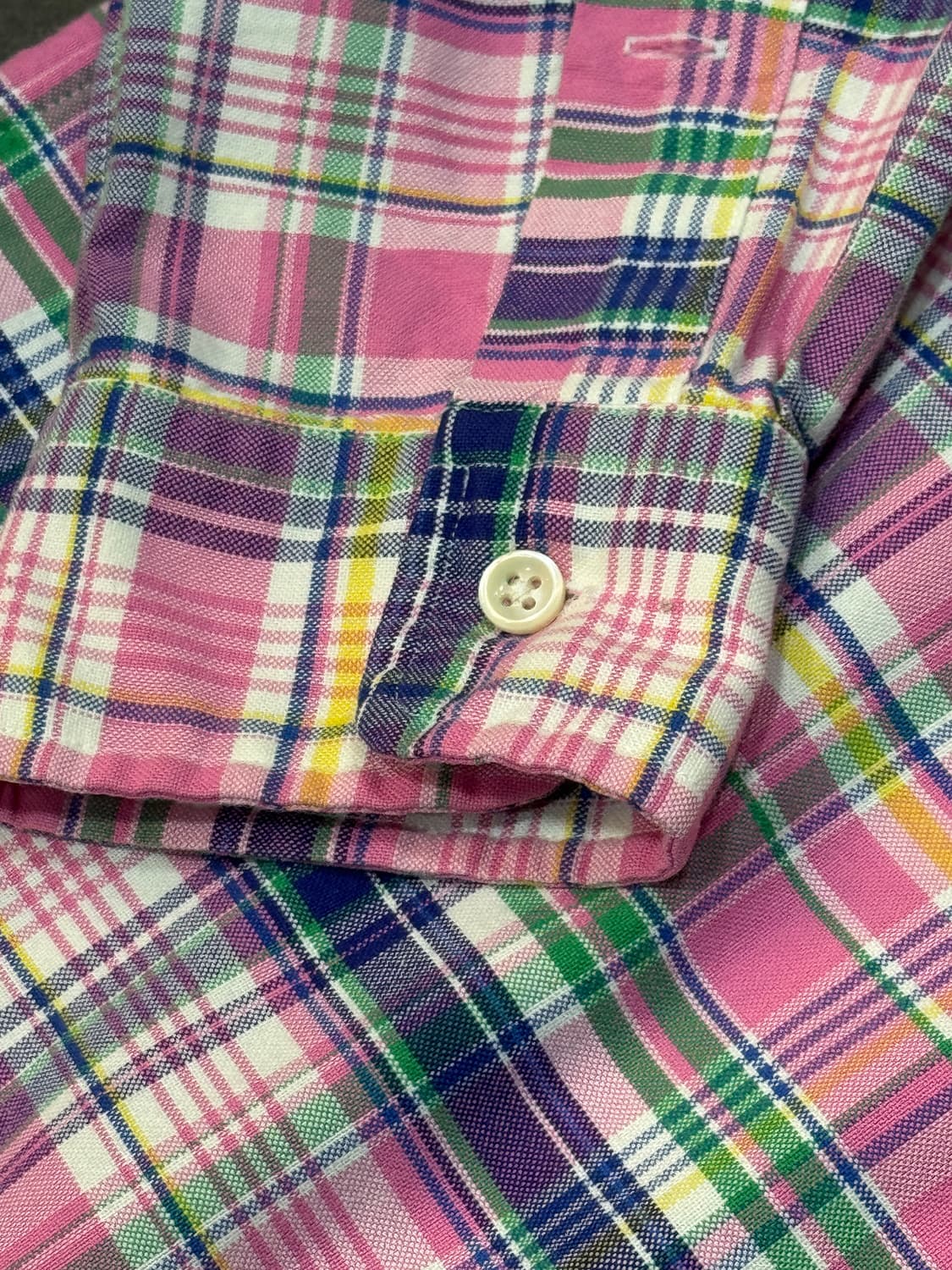 RALPH LAUREN 빈티지체크 셔츠 상품이미지3