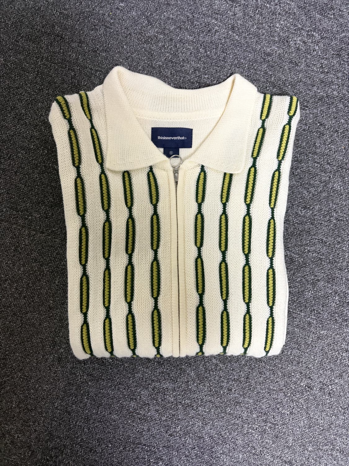 디네뎃 니트 집업 상품이미지1