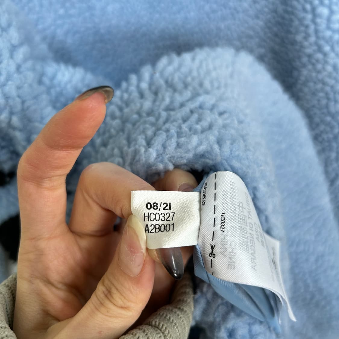 아디다스 빅트레포일 플리스 쉐르파 자켓 85 상품이미지5