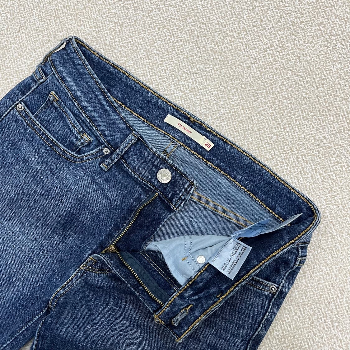 [28] 리바이스 711 스키니 데님 팬츠 청바지 4125 상품이미지4