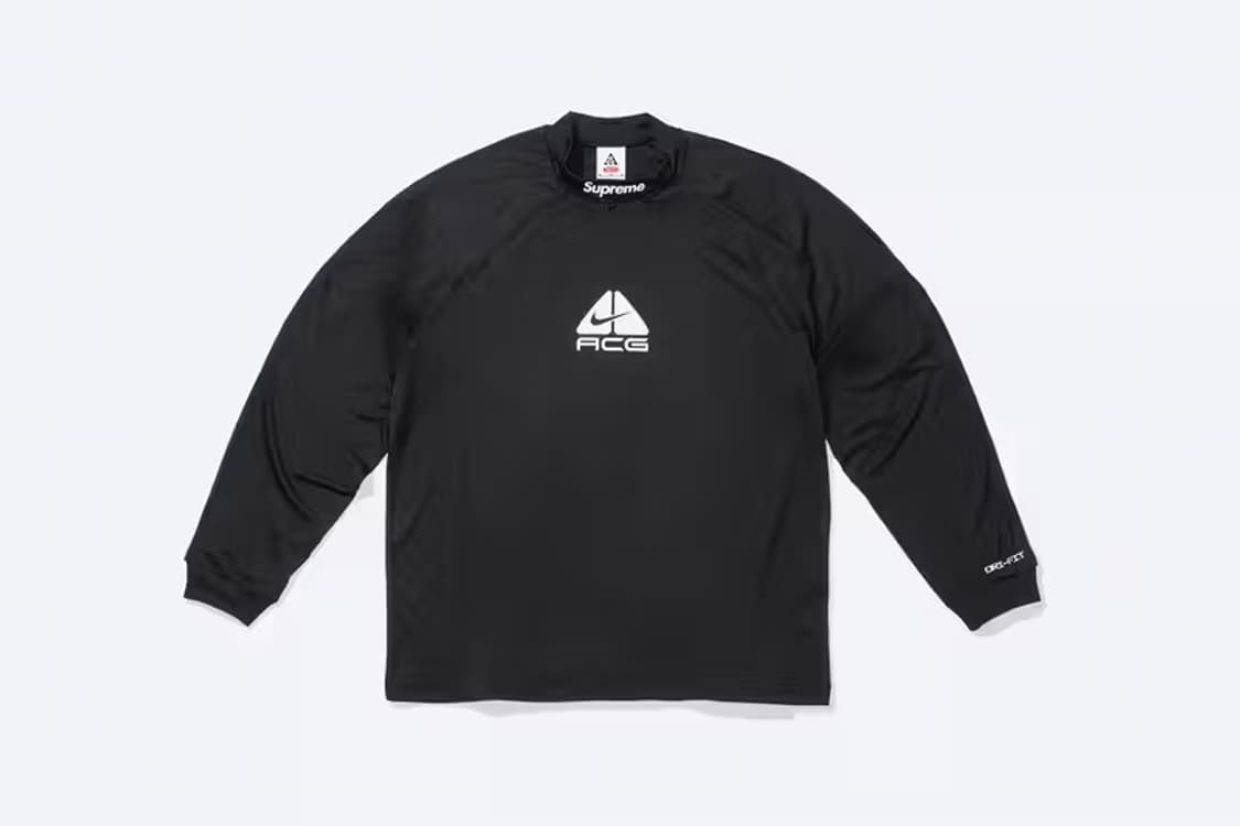 슈프림 나이키 acg 저지 블랙 M 상품이미지1