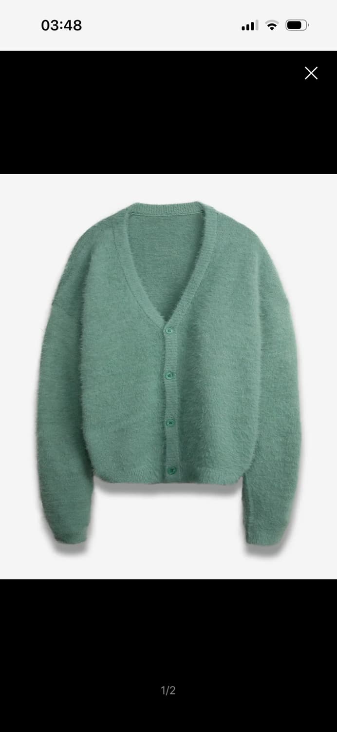 도프제이슨 노마드 헤어리 가디건 MINT 상품이미지1