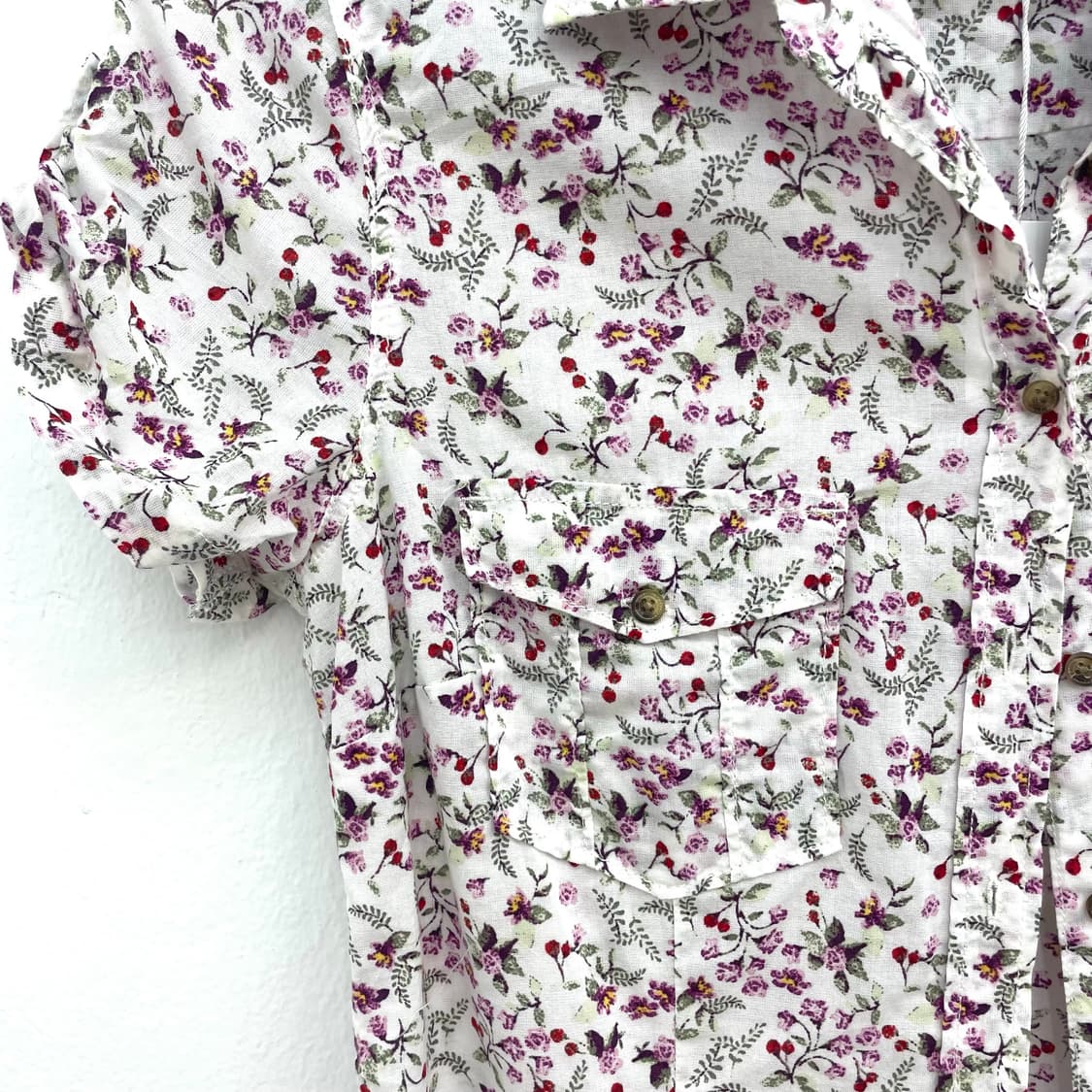flower pockets shirts 상품이미지2