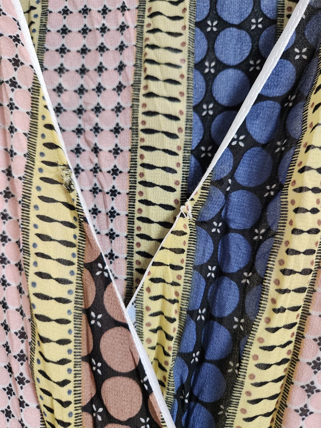 L'ECCOVE 스트라이프 패턴 롱 원피스F 상품이미지9