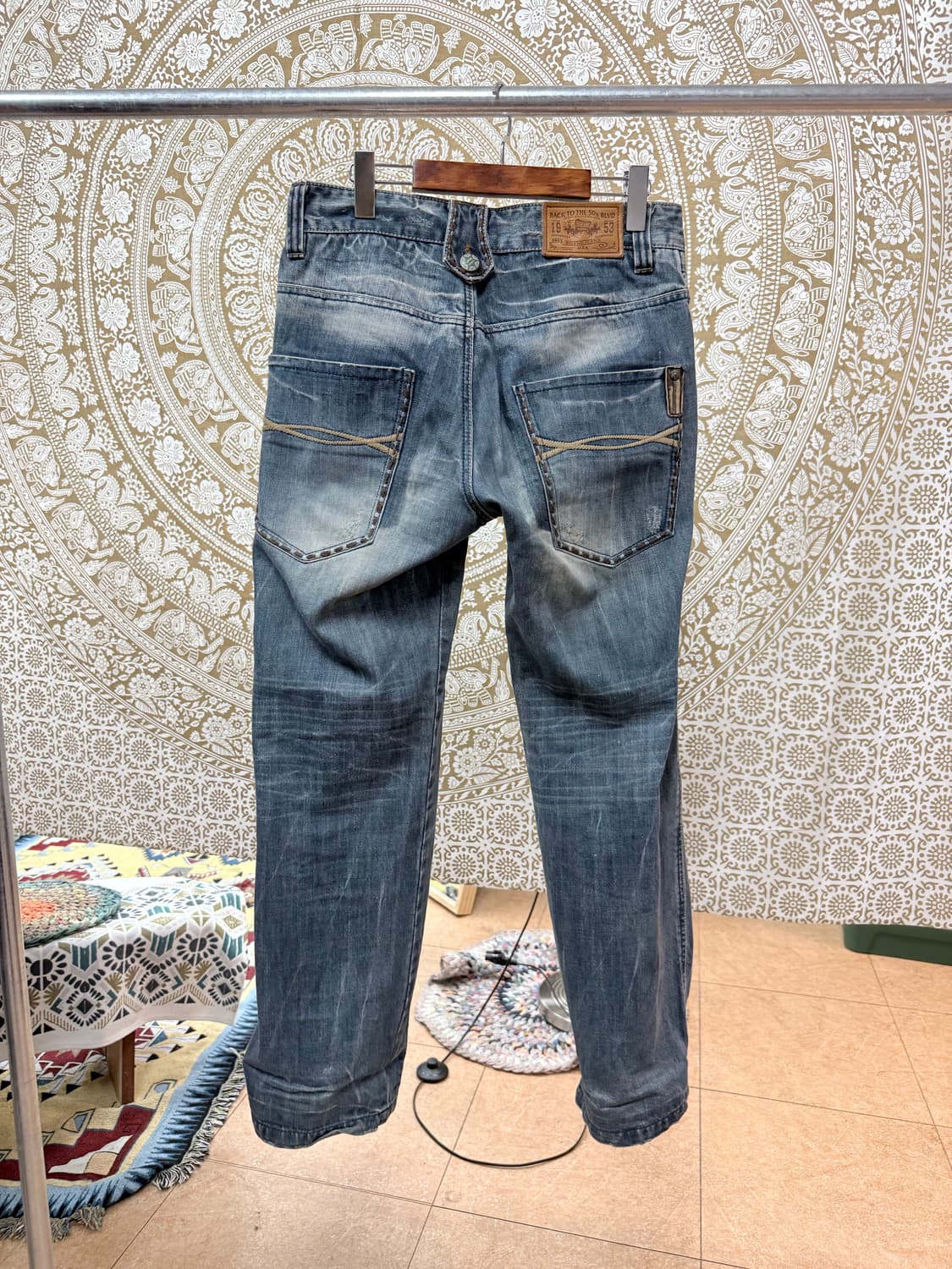 SHANE JEANS 빈티지 스티치 데님팬츠 (Z1011) 상품이미지7
