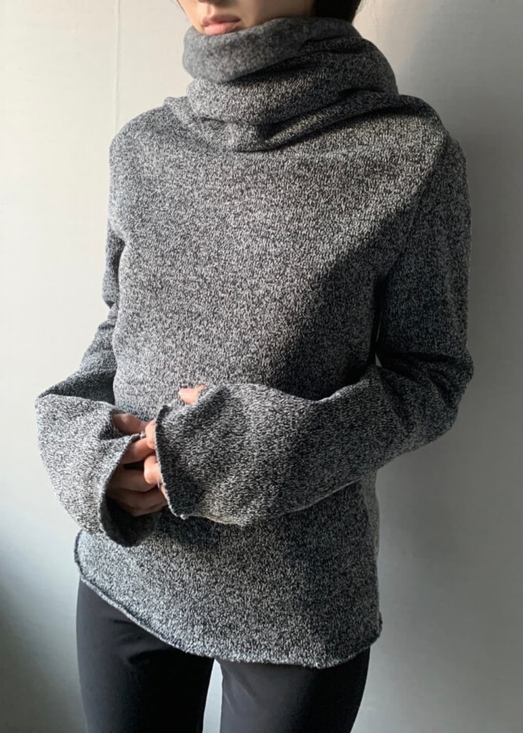 loooong neck knit top 상품이미지3