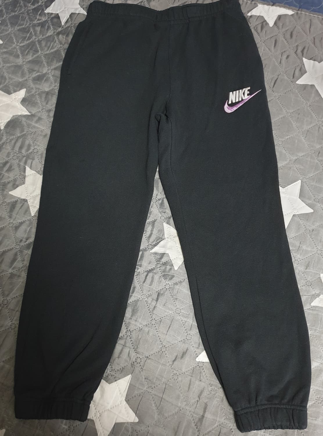 나이키 프렌치테리 풀오버 퍼플스우시 빅로고 스웨트 셋업 (XL) 상품이미지5