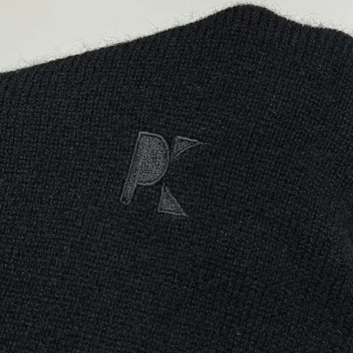 [캐시미어 100%] 피에르가르뎅 반폴라 블랙 니트 L 상품이미지5