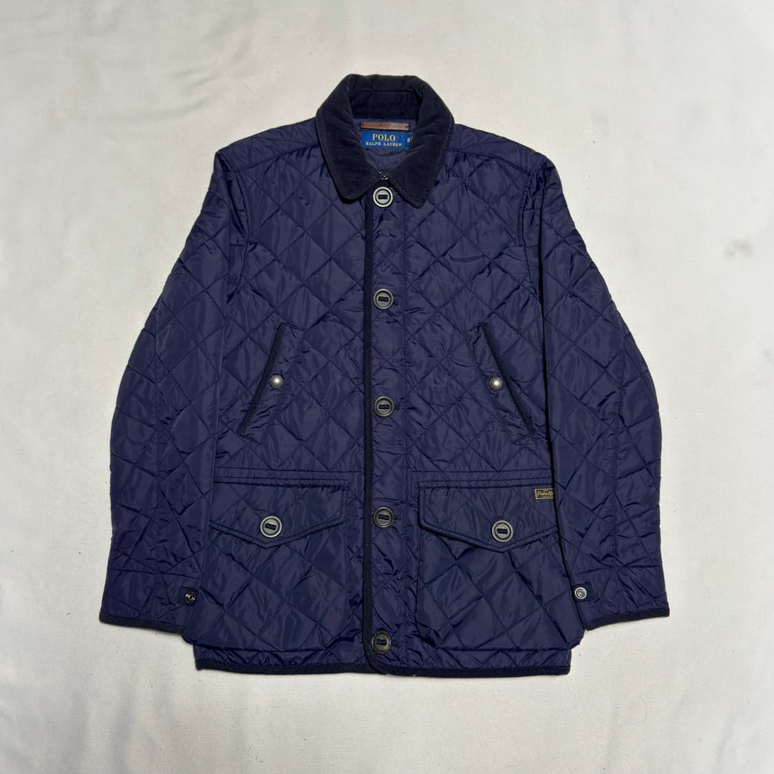 XS 폴로랄프로렌 코듀로이 카라 다이아 퀼팅자켓 상품이미지2