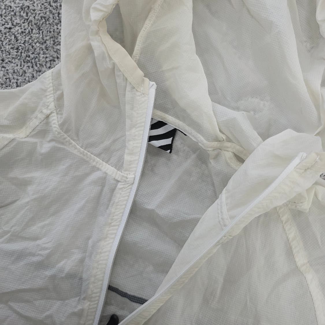 [실측] 빈티지 후드 바람막이 자켓 0203J 상품이미지3