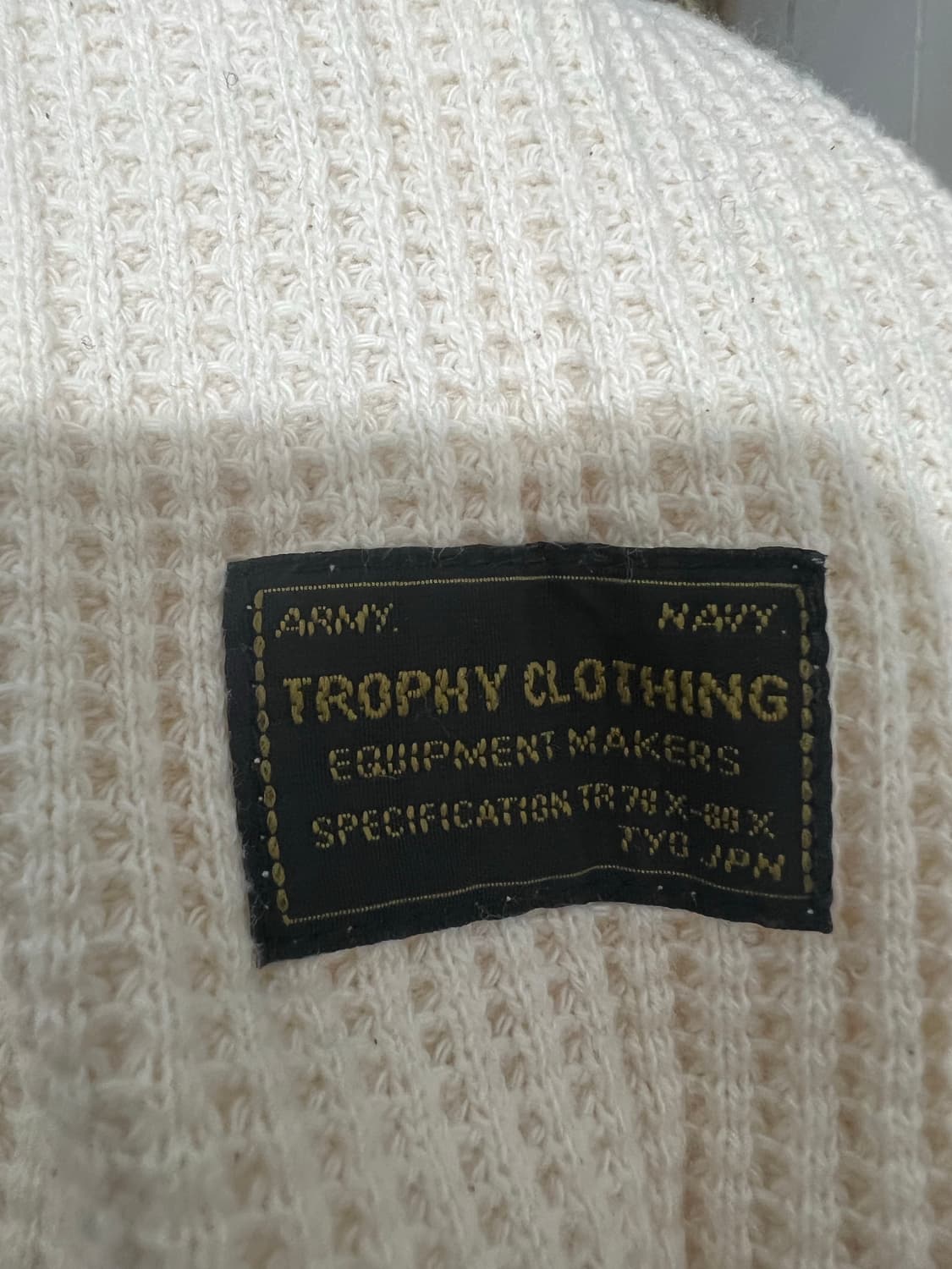 트로피클로딩 Heavy Waffle Mil L/S Tee [Ecru] 상품이미지2