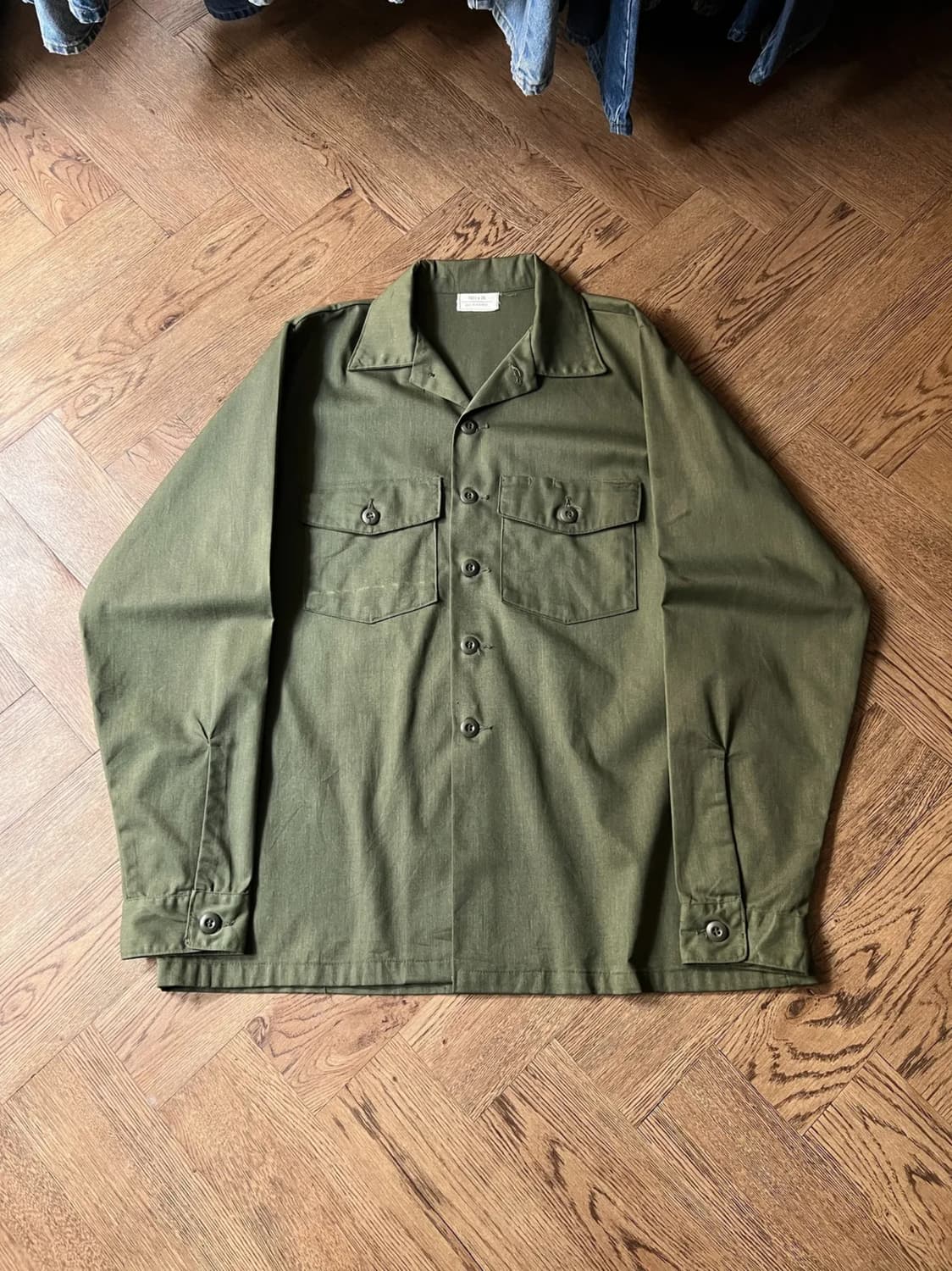 [L]70's 오리지널 U.S ARMY OG-507 셔츠 상품이미지1