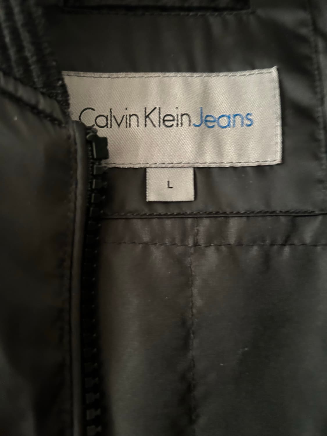 Calvin Klein Jeans 블랙 블루종 L 상품이미지3