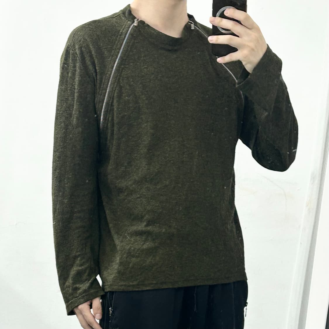 베르사체 진스 꾸뛰르 절개 니트 롱슬리브 상품이미지2