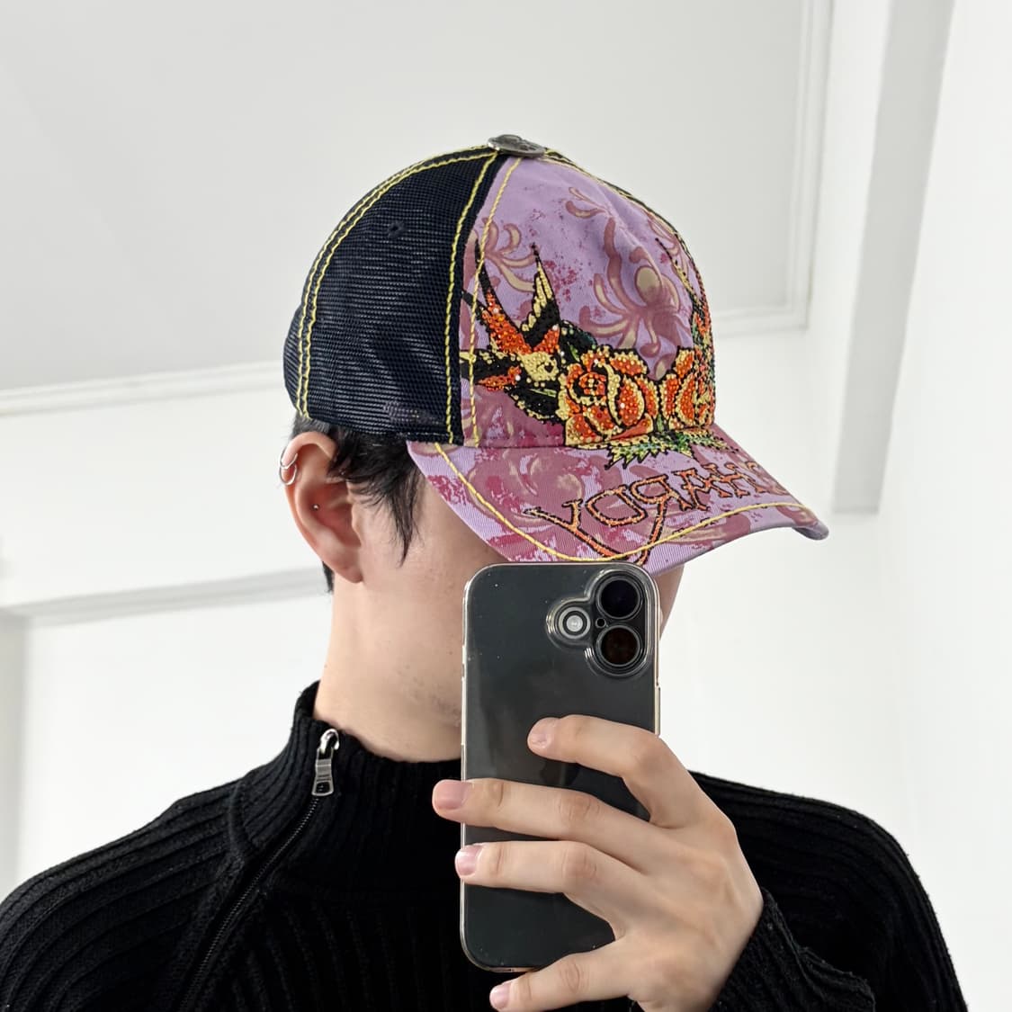 에드하디 펑크 자수 볼캡 상품이미지3