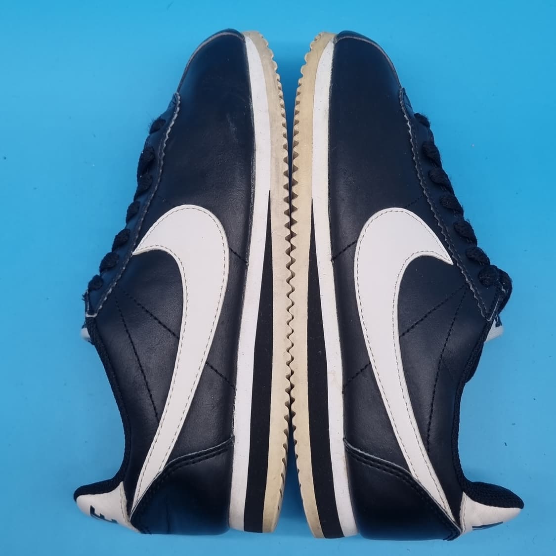 oo 나이키 코르테즈 레더 검흰 여성운동화230 상품이미지5