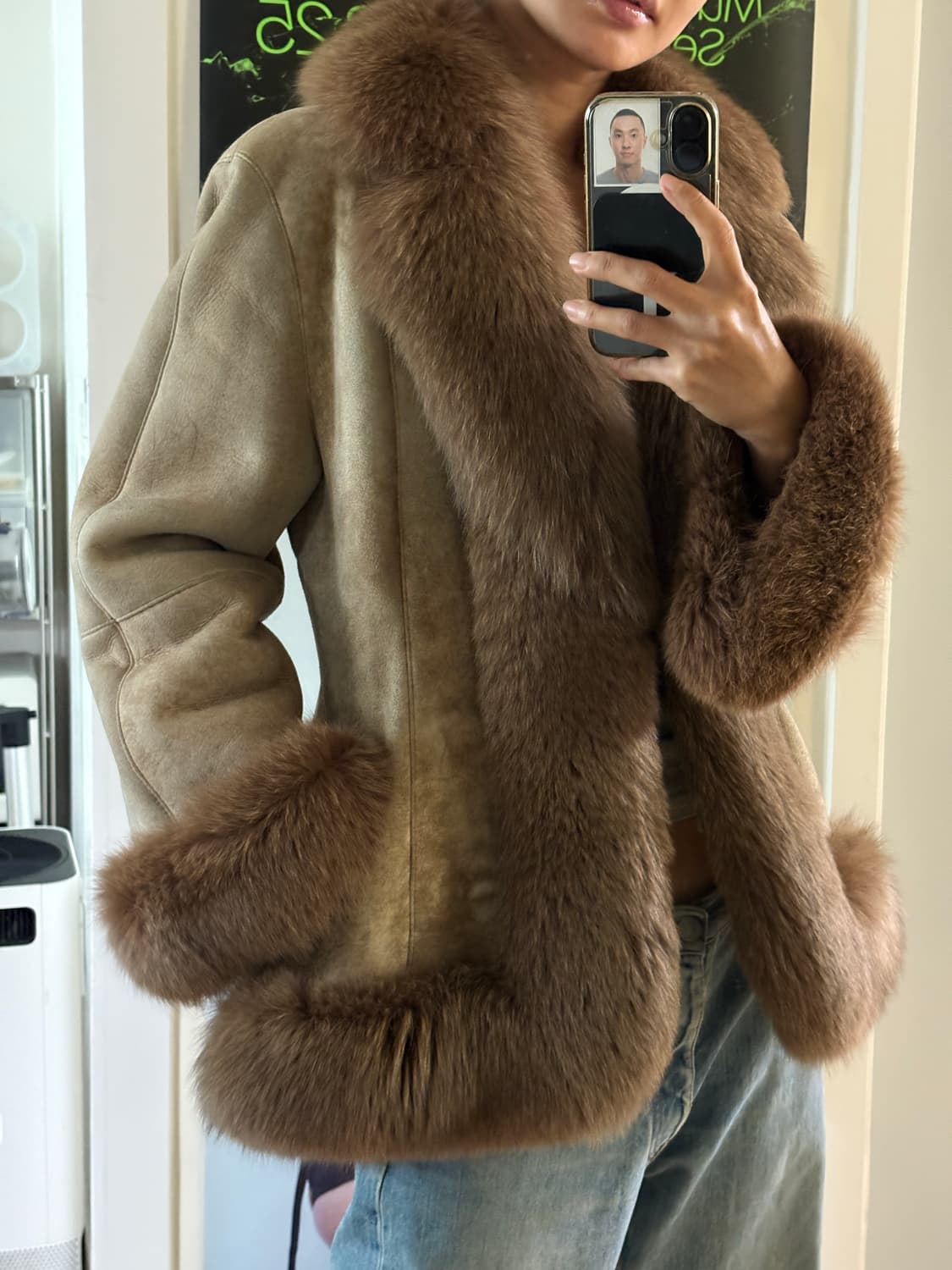 양털 리얼 무스탕 폭스 퍼자켓 상품이미지1