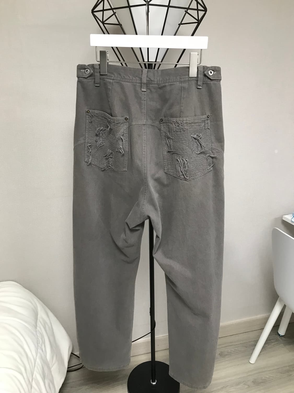 (3) 폴리테루 초판 웨스턴 보로 팬츠 그레이 상품이미지9