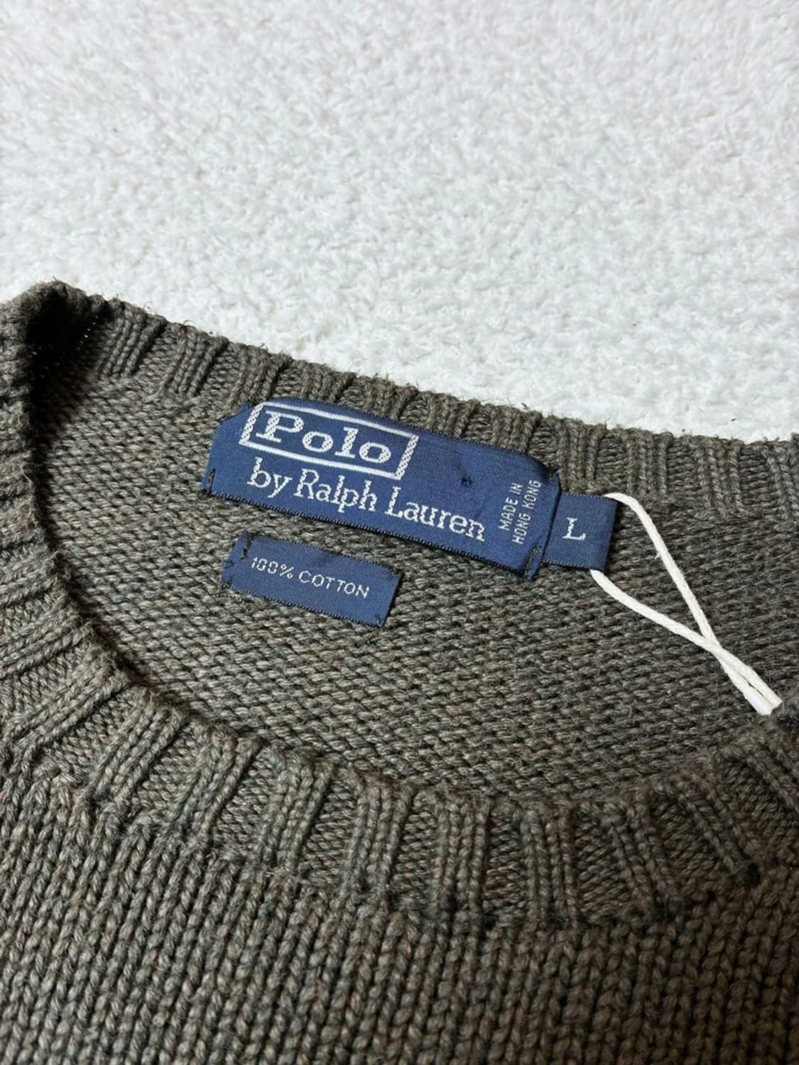 폴로 랄프로렌 00's 단가라 코튼 니트 PN6624 상품이미지6
