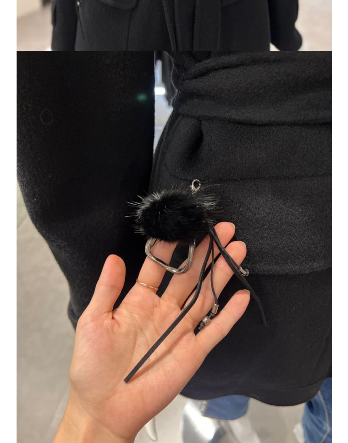 (새상품)에고이스트 변형카라 하프코트55 상품이미지10